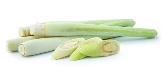 lemon grass isolated on white background