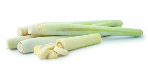 lemon grass isolated on white background