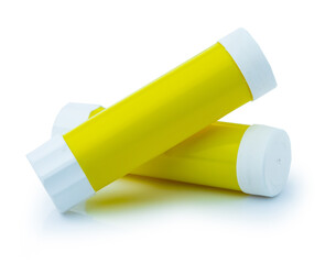 clipping path glue stick  isolated on white background