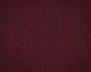 Fototapeta premium Red cotton woven textured background with black thread pattern.