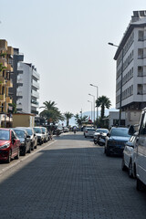 Fototapeta na wymiar Beautiful streets in Marmaris. Turkey