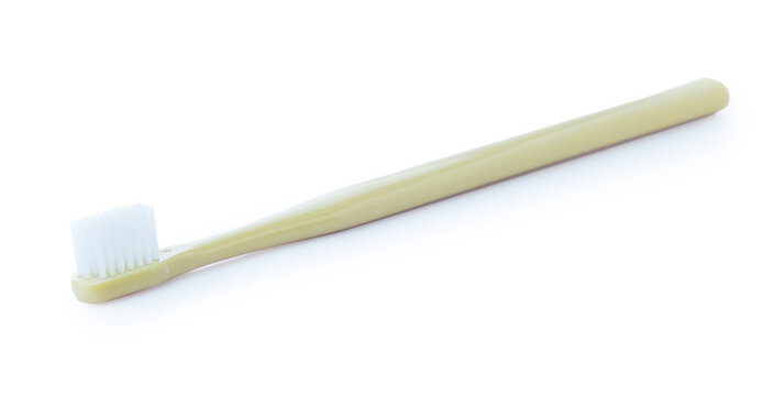 clipping path toothbrush isolated on white background