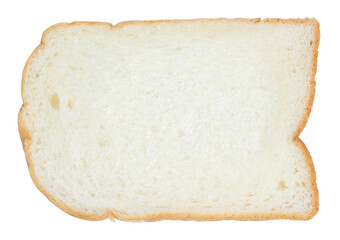 sliced bread isolated on white background
