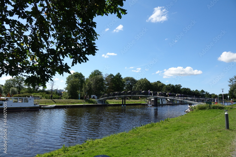 Wall mural kanal bei bad bederkesa