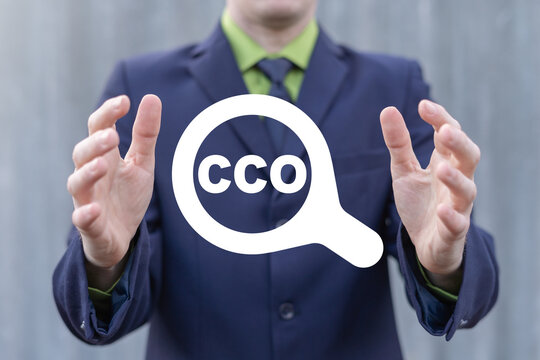 Business concept of CCO Chief Compliance Officer.
