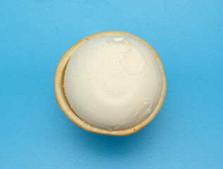 icecream white waffle