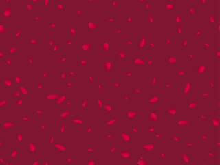 Blood cells seamless pattern. Erythrocytes and leukocytes and hemoglobin molecules. Blood in an artery under a microscope. Vector illustration