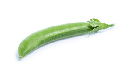 green Pea vegetable isolated on white background