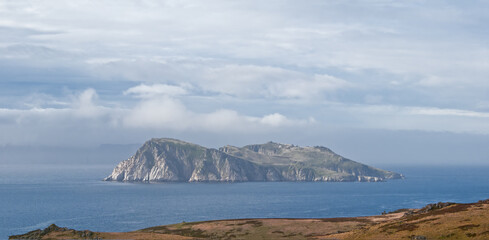 View of the Semidi Islands from Chowiet Island, Gulf of Alaska, USA