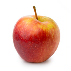 Clipping path red apple fruit isolated on white background