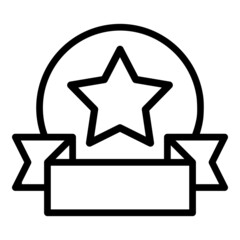 Obraz premium Award icon vector. trophy illustration sign. winner symbol. champion logo. 