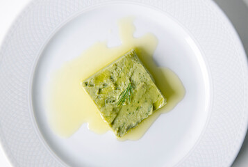 turkish meze - fava made with peas