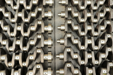  New engine crankshaft. Spare part.