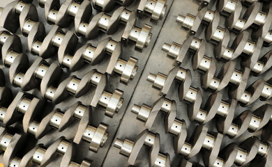  New engine crankshaft. Spare part.