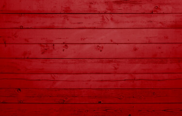 Holz Hintergrund mit alten verwitterten roten Holzbrettern