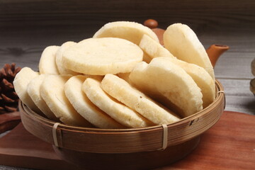 palembang crackers is one of type traditional crackers from palembang indonesia