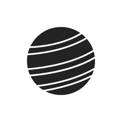 Jupiter planet color line icon. Pictogram for web page, mobile app, promo.