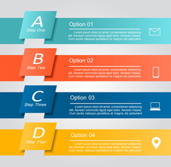 Infographic design template with place for your data. Vector illustration.