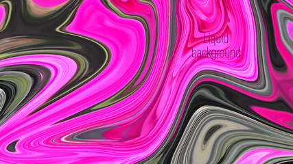 Modern vector colorful flow poster. Wave Liquid shape color background. Art design for your design project.