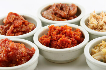 Various salted foods, Korean food