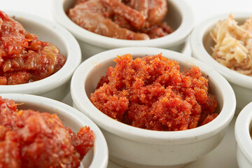 Various salted foods, Korean food