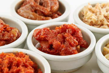 Various salted foods, Korean food