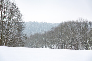 winter im erzgebirge
