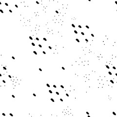 seamless abstract pattern with spots and dots doodle, marker, watercolor illustration