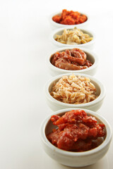 Various salted foods, Korean food