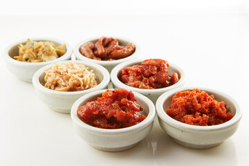 Various salted foods, Korean food