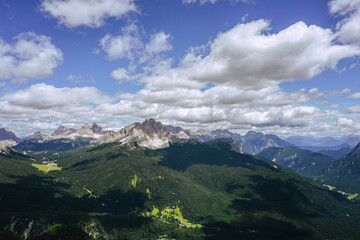 Panoramic mountain view