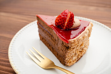 苺チョコレートケーキ