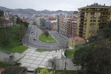 View of Bilbao from the top of a building