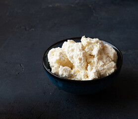 Home made fresh  freshricotta cheese rustic