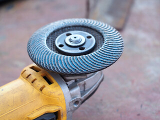 Bulgarian Tool. Angle Grinder Photo.