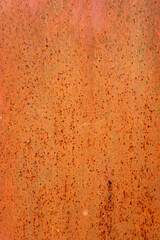 Rusty metal texture. Orange rust