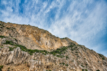formation in the mountains
