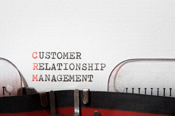 Customer relationship management