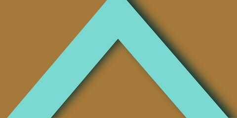 blue chevron on mustard background with shadow