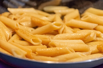 fried noodles in a pan