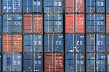Stack of Containers at a Port