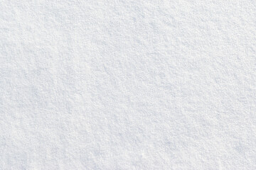 White snow textured background. Top view.