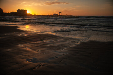 seascape during the golden hour