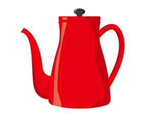 やかんのベクターイラスト　ケトル　キッチン用品