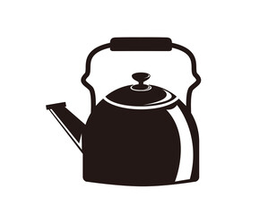 やかんのベクターイラスト　ケトル　キッチン用品