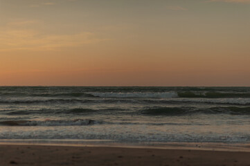 seascape during the golden hour