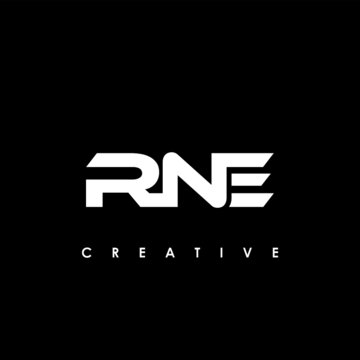 RNE Letter Initial Logo Design Template Vector Illustration