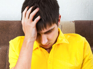 Fototapeta premium Sad Young Man