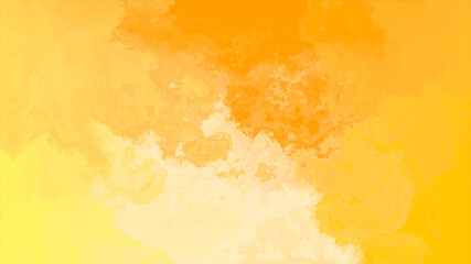 オレンジ色と黄色の水彩イメージ背景