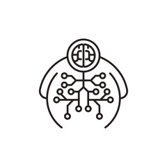 Big data icon. Computing symbol modern, simple, vector, icon for website design, mobile app, ui. Vector Illustration